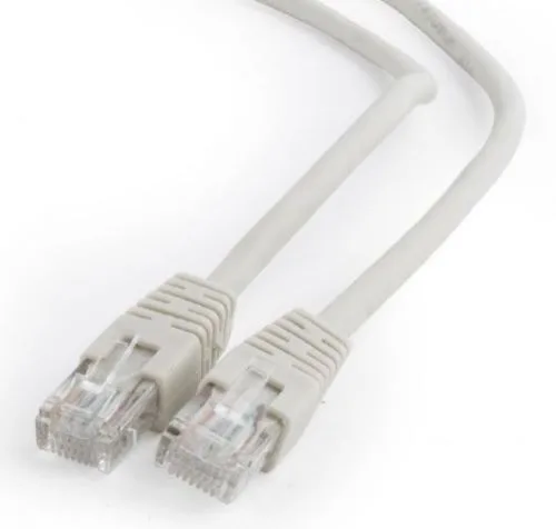 Патч-корд U/UTP RJ45-RJ45, CAT 5e, ZH нг(А)-HF, серый, 1м REXANT (18-8002)