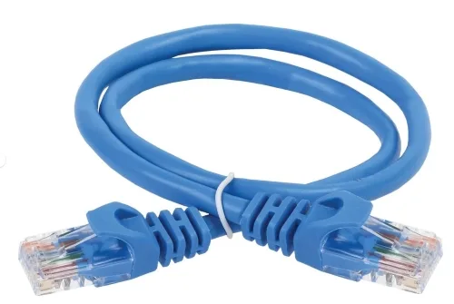 Шнур коммутационный (патч-корд) кат.5Е UTP 3м синий GENERICA PC03-C5EU-3M-G