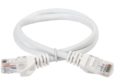 Шнур коммутационный (патч-корд) кат.5Е UTP 3м белый GENERICA PC08-C5EU-3M-G