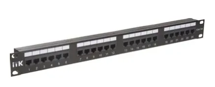 Патч-панель PP24-1UC5EU-D05-1, 19" (1U), 24 порта