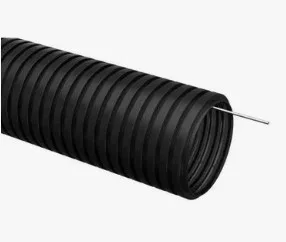 Труба гофрированная ПНД d=16мм с зондом черная (25м) CTG20-16-K02-025-1