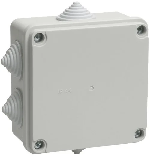 Коробка распаячная безгалогенная (HF) КМ41233 100х100х50 (UKO11-100-100-050-K41-44)