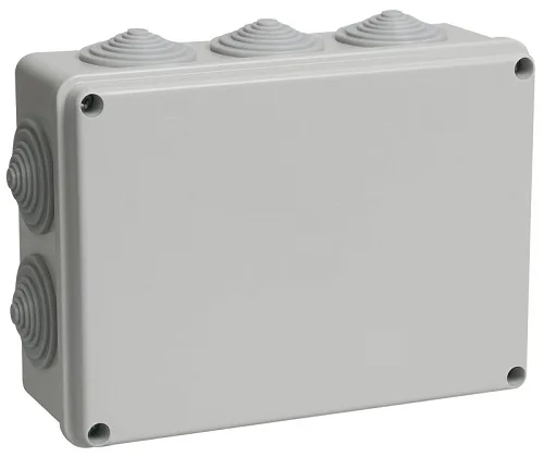 Коробка распаячная безгалогенная (HF) КМ41243 190х140х70 IP44 (UKO11-190-140-070-K41-44)