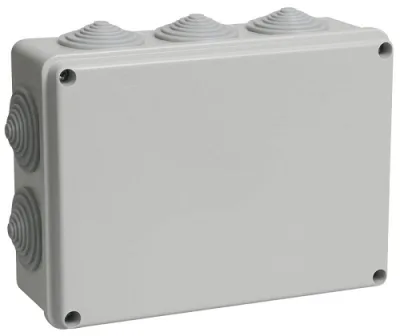 Коробка распаячная безгалогенная (HF) КМ41243 190х140х70 IP44 (UKO11-190-140-070-K41-44)
