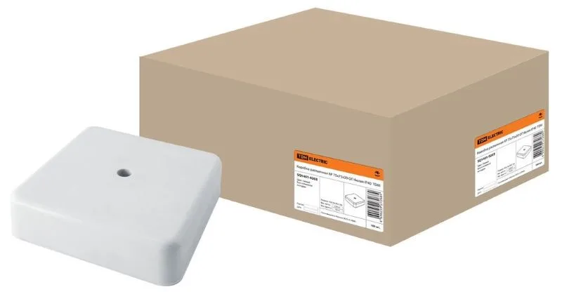 Коробка КР 75х75х20 ОП белая IP40 (SQ1401-0203)