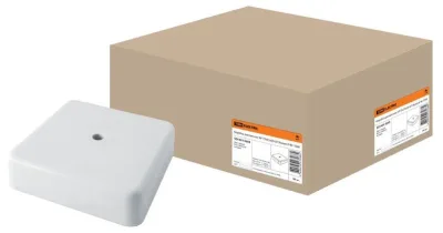 Коробка КР 75х75х20 ОП белая IP40 (SQ1401-0203)