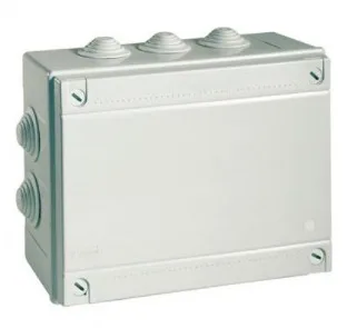 Коробка ответвительная с кабельными вводами IP55, 300х220х120 (54300)