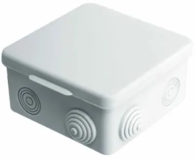 Коробка ОП 100х100х55мм, крышка, IP54, 8вх (SQ1401-0113)