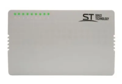 Коммутатор ST-ES81, 8-ми портовый, питание от 5 до 13 Вольт, (без блока питания)