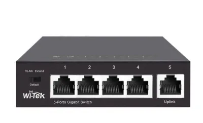 Коммутатор Wi-Tek WI-SG105 (v2), неуправляемый 5 портов 100/1000Base-T.