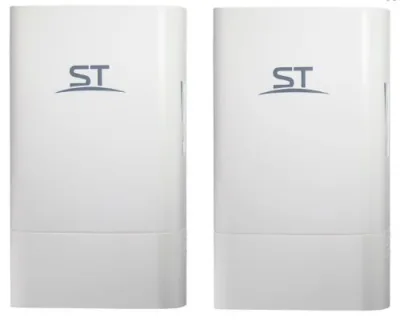 Беспроводная точка доступа ST-AP1/867-5 (Комплект 2 шт.), 1*10/100Mbps, до 1 км, 5 ГГц