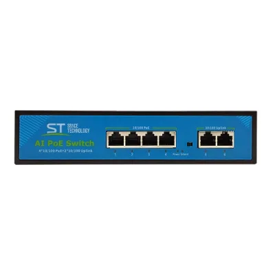 Сетевой PoE коммутатор ST-S140POE (2М/100W/А) PRO резервируемый
