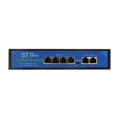 Сетевой PoE коммутатор ST-S46POE (2М/65W/А) PRO (версия 4)