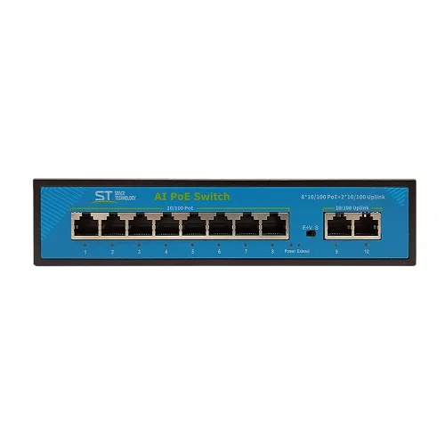 Сетевой PoE коммутатор ST-S180POE (2M/100W/А) PRO резервируемый