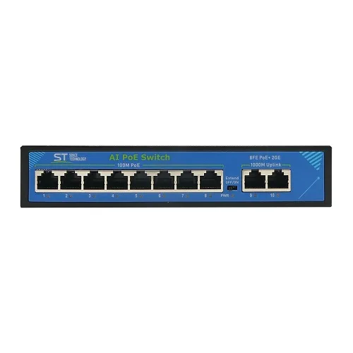 Сетевой PoE коммутатор ST-S86POE (2G/120W/А) PRO (версия 2)