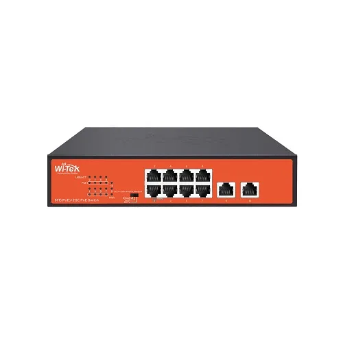 Коммутатор Wi-Tek WI-PS210G v4, Watchdog, gigabit
