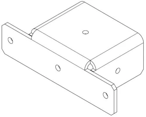 Соединительный элемент ограждения PERCo-MB-16.7