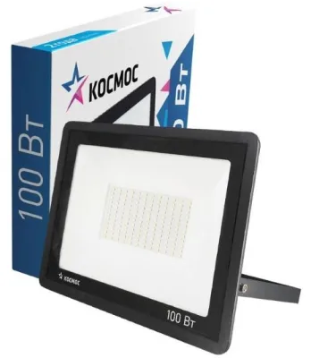 Прожектор светодиодный 100Вт 6500К IP65 8000лм КОСМОС K_PR5_LED_100