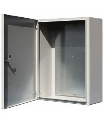 Корпус металлический, навесной, ЩРНМ - 1, (ВхШхГ) 400 х 310 х 220 мм, с монтажной панелью, IP31, сер