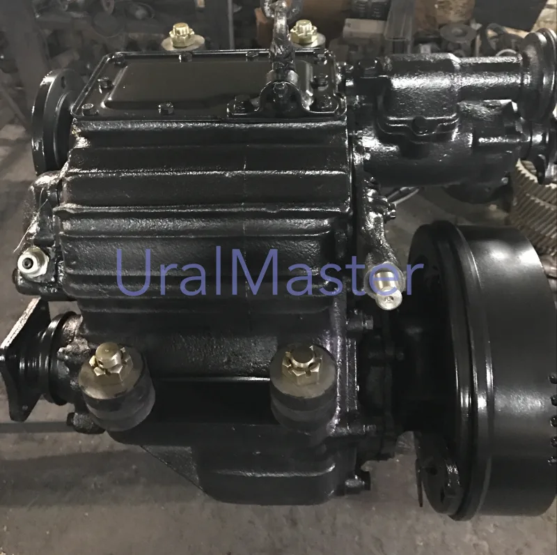 4320-1800012-20 Раздаточная коробка Урал с ручником и КДОМ