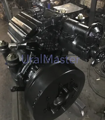 4320X-1800012-50 Раздаточная коробка Урал с ручником и КДОМ евро с электр.спидометром