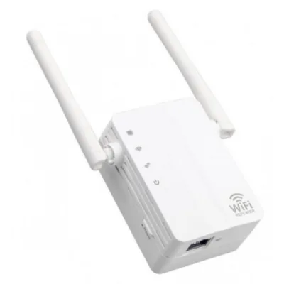 NEW Усилитель сигнала Wi-Fi (репитер) WD-R606U (300Mbps,2.4GHz) 2 антенны,сеть, в коробке (1/50)