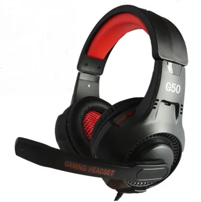NEW Наушники полноразмерные игровые G-50 (red) с микрофоном