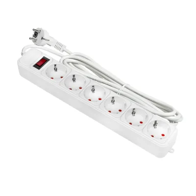 Сетевой фильтр SPARK LUX 610, 16А, 6 гнезд, с выключат., c заземлением, 5 м (40)