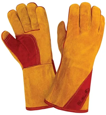 NEW Краги спилковые усиленные коричневые X-PERT, 10пар в стяжке (11-04)(10/120)