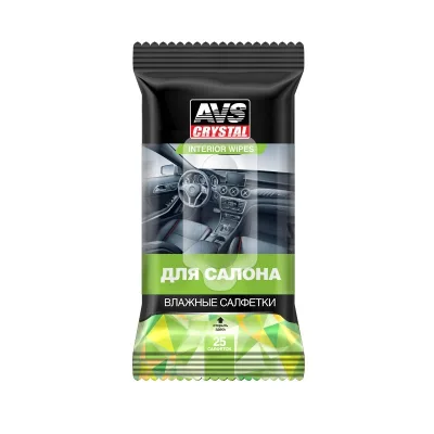 NEW A78102S Влажные салфетки "Для Салона", 25 шт. AVS AVK-201