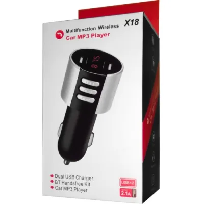 NEW FM модулятор M-18 Bluetooth (200) X18