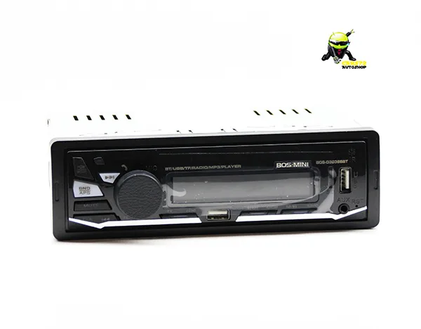 Автомагнитола BOSS-MINI BOS-D3038SBT, bluetooth usb, micro, aux, fm, (10шт)