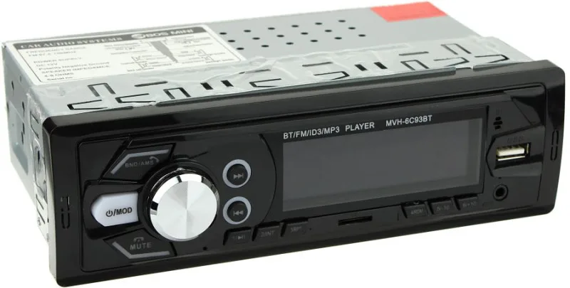 Автомагнитола Pioneeir "GB" MVH-6C95BT, bluetooth, usb, micro, aux, fm, пульт (10)