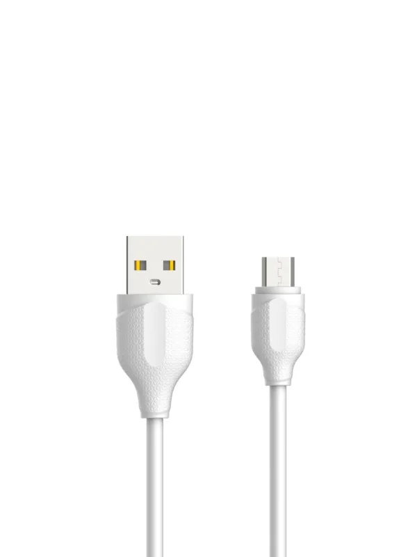 NEW LDNIO LS372/ LS362 USB кабель Micro/ 2m/ 2.1A/ медь: 86 жил/ White