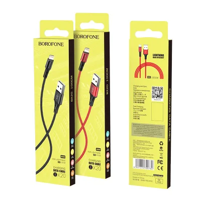 Кабель iphone 5 BOROFONE BX111 в коробке (Original) (1м) (648шт)
