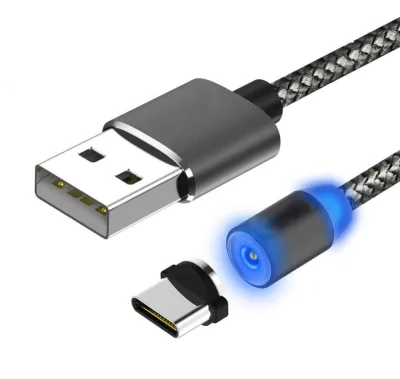 Кабель Type-c UNION M3 G5 G7 G9 магнитный в коробке (Original) (1,0м) (100шт)