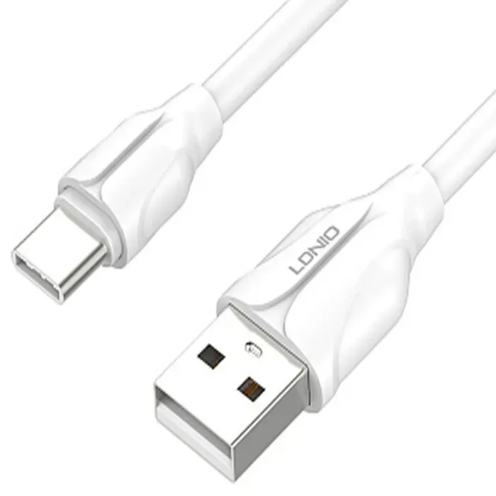 NEW LDNIO LS362/ USB кабель Type-C/ 2m/ 2.4A/ медь: 120 жил/ White