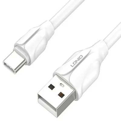NEW LDNIO LS362/ USB кабель Type-C/ 2m/ 2.4A/ медь: 120 жил/ White