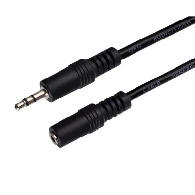 NEW Кабель AUX JD-26 Удлинитель AUX M/F 3000-5000mm black
