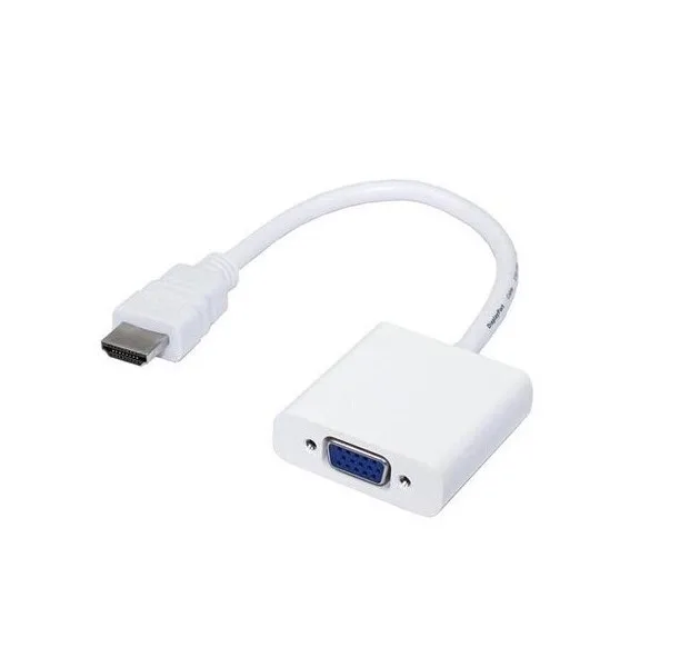 NEW Адаптер HDMI to VGA (white)