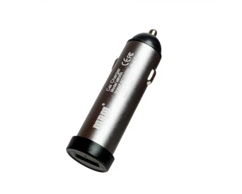 NEW Автомобильное зарядное устройство MR59A Metal 5V/2.1A 1USB (black) без упаковки (50pcs)