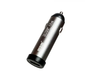 NEW Автомобильное зарядное устройство MR59A Metal 5V/2.1A 1USB (black) без упаковки (50pcs)