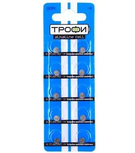 Батарейка Трофи G0-LR50-LR521-10BL, 1.5В, (10/200/1600)