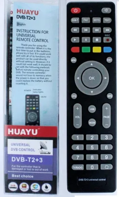 NEW Пульт Huayu для приставок DVB-T2+3 ver.2022 пульт д/приставок DVB-T2+3 как MTC DN30
