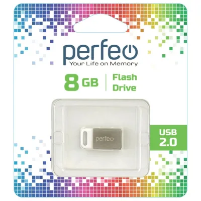 Perfeo USB 8GB M05 Metal Series