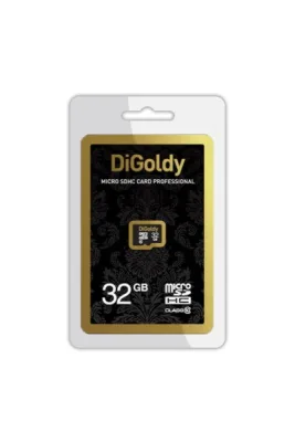 Карта памяти microSDHC 32Gb DiGoldy, Class10, без адаптера