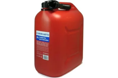 NEW 3ton PROFI Канистра 20л КРАСНАЯ для топлива в комплекте с крышкой и лейкой