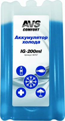 80707 Аккумулятор холода AVS IG-200ml (пластик)