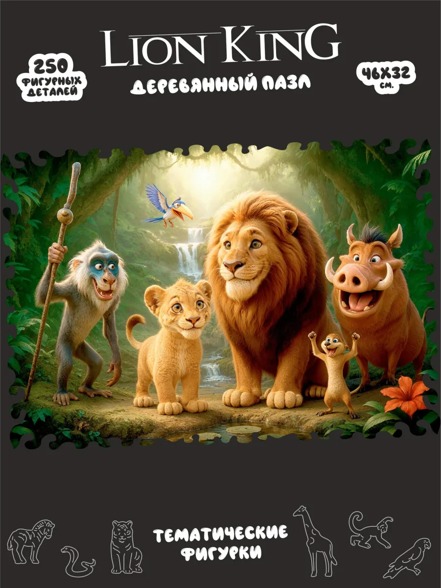 Король лев - 250 - Картон