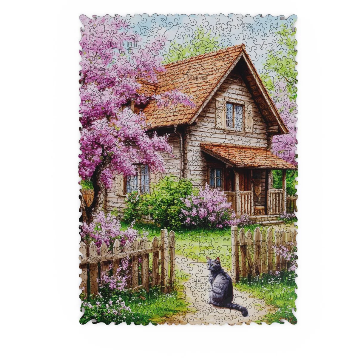 Дом в деревне - 500 - Картон